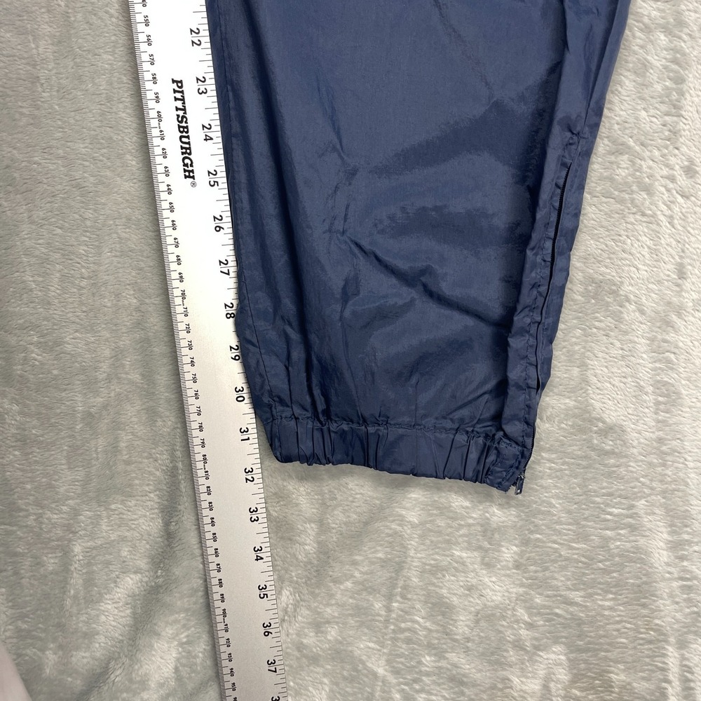 Vtg FILA Pants Men Medium Blue Zip Ankle Tapered Leg Elastic Waist Track Pull On - Picture 7 of 8